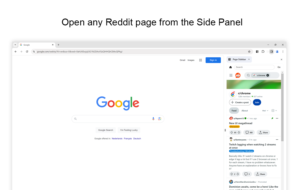 Page Sidebar | Open any page in side panel截图2