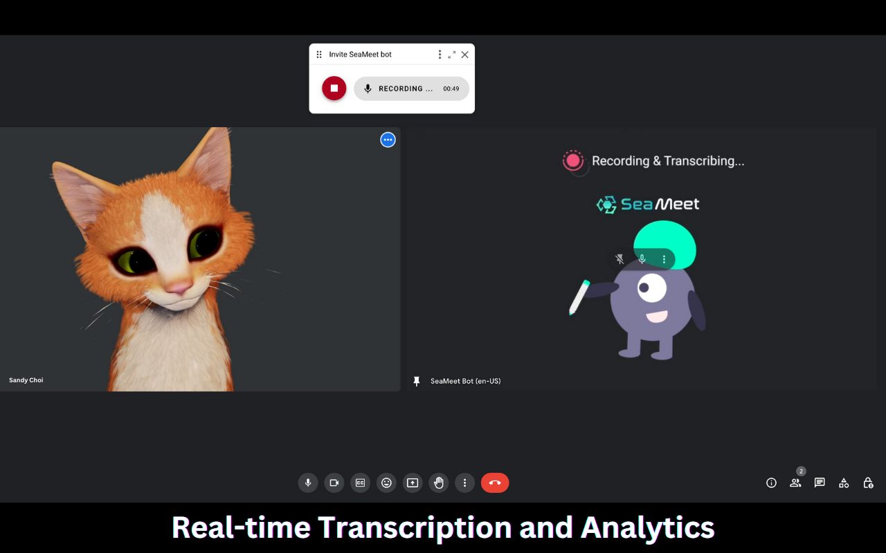 SeaMeet: Take ChatGPT Meeting Note Real-Time截图1
