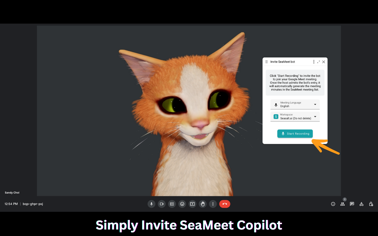 SeaMeet: Take ChatGPT Meeting Note Real-Time截图5