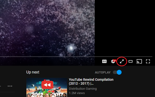 YouTube Windowed FullScreen截图1