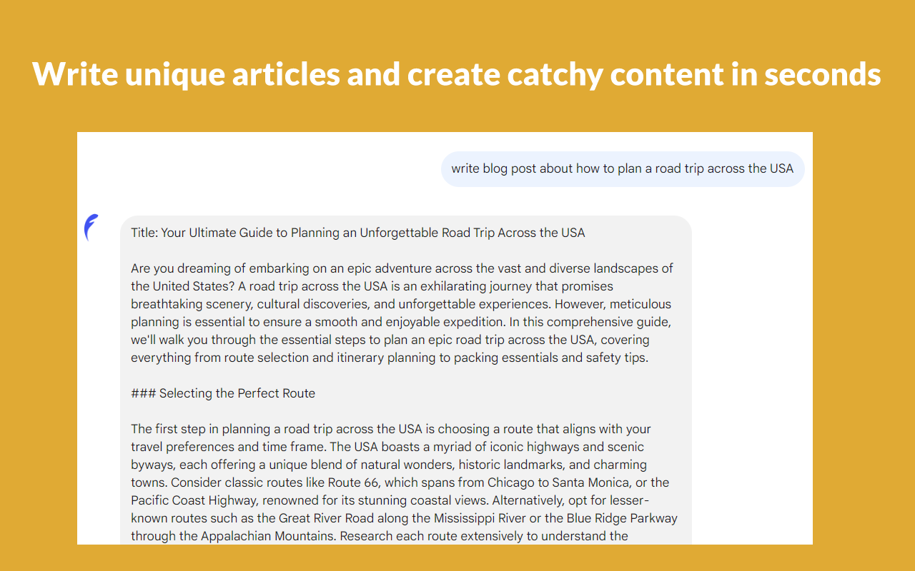 Qopywriter: AI-Powered Article Writer截图1