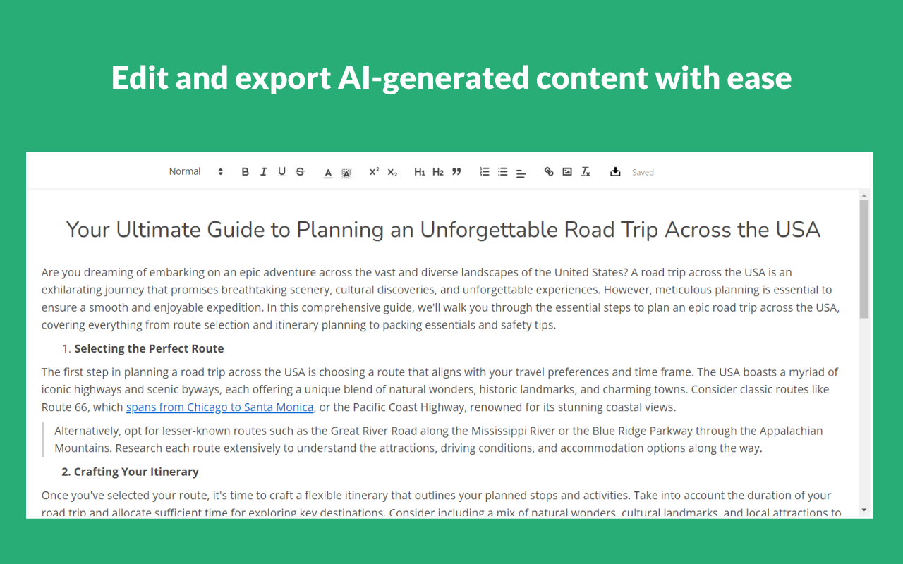 Qopywriter: AI-Powered Article Writer截图2