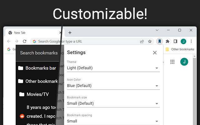 Searchable Bookmarks Manager截图2