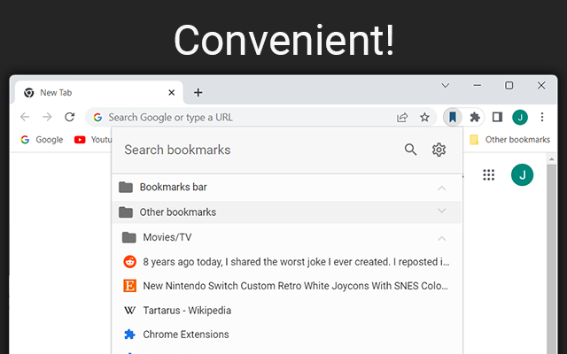 Searchable Bookmarks Manager截图3