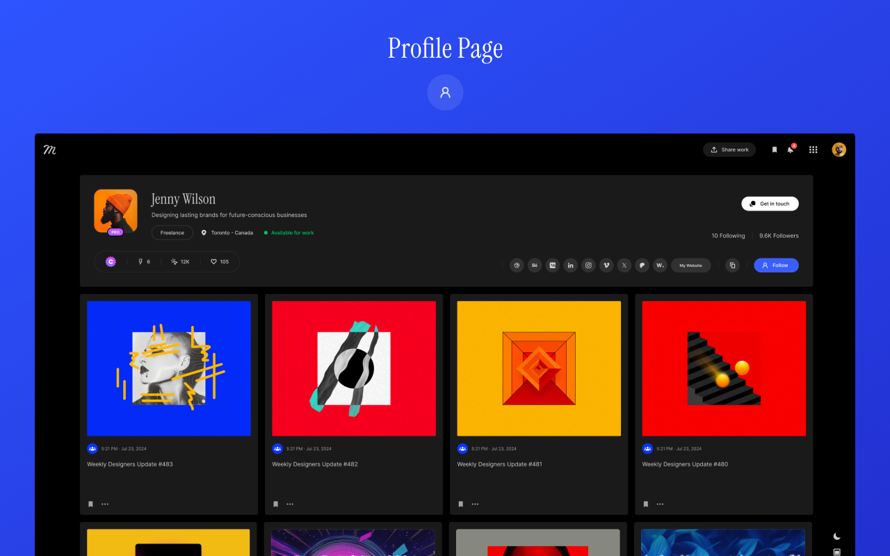 Muzli - Design inspiration hub截图1