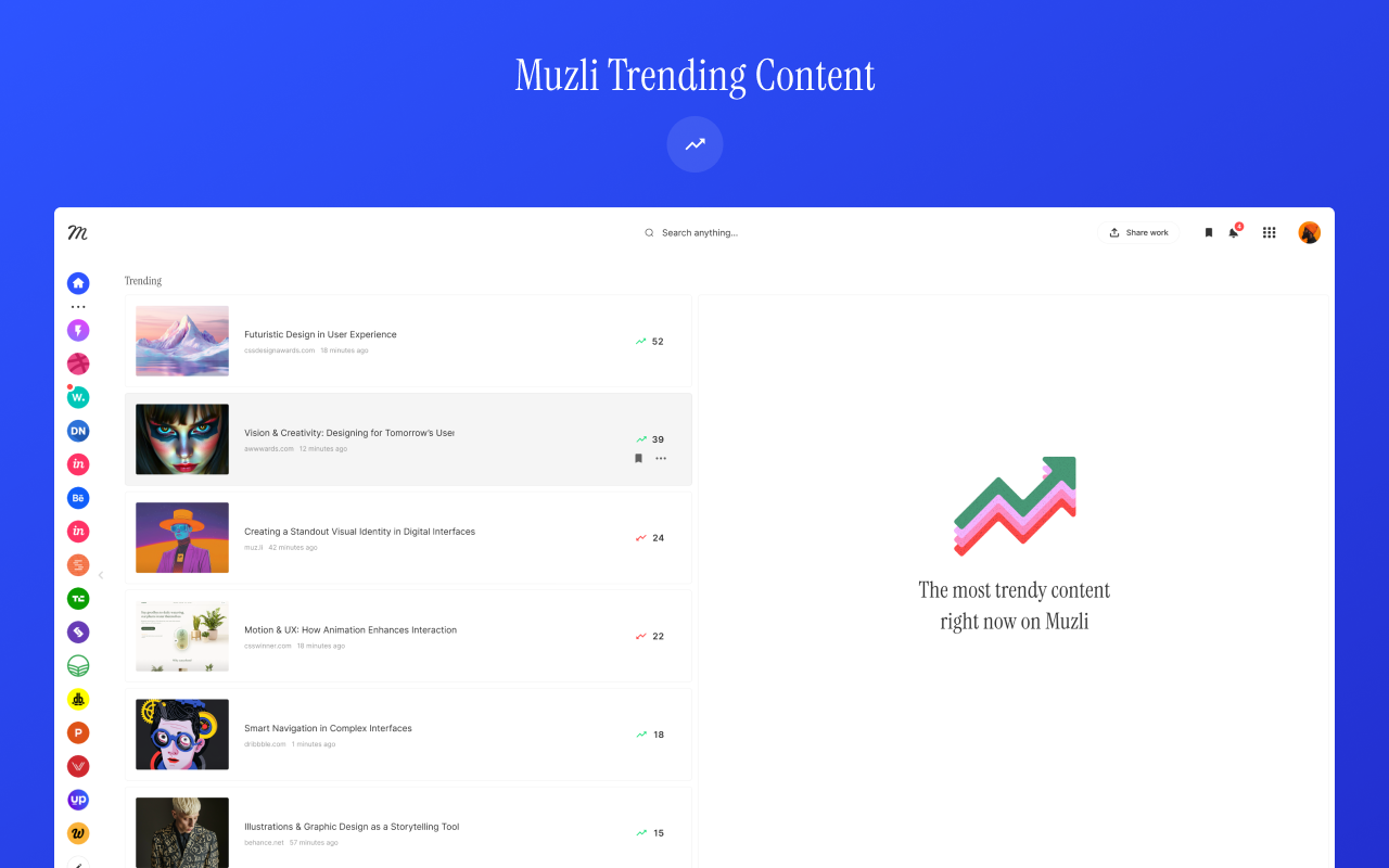 Muzli - Design inspiration hub截图2