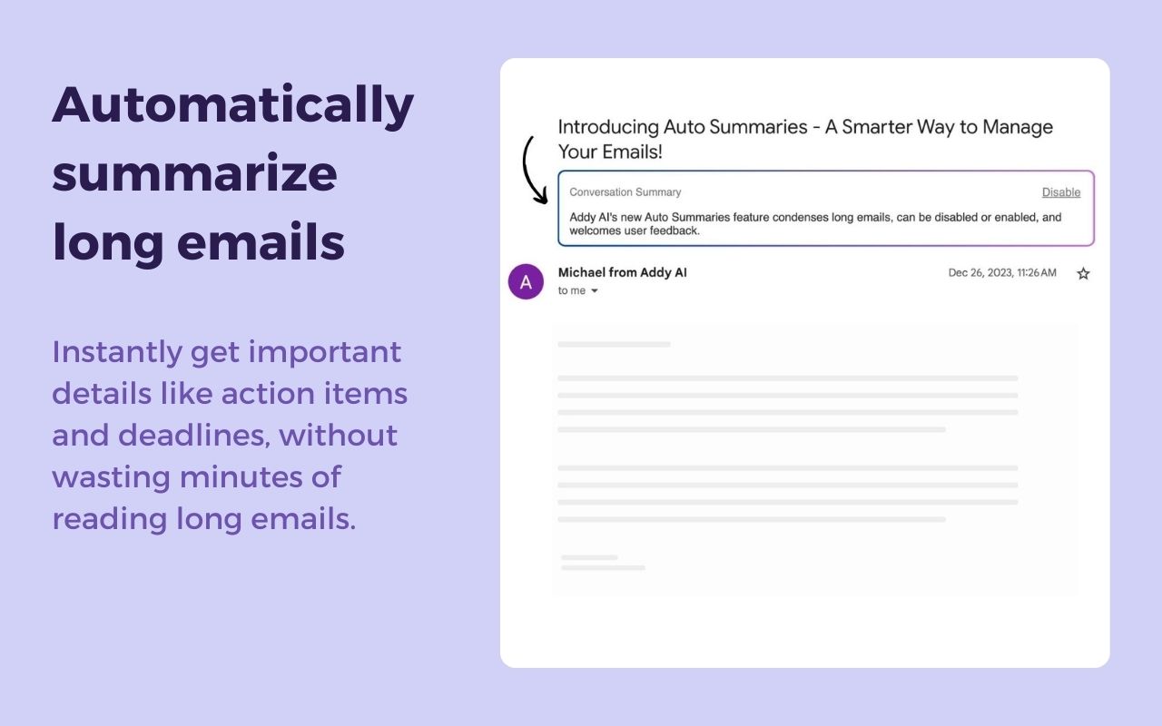 Addy AI - ChatGPT Email Assistant截图1