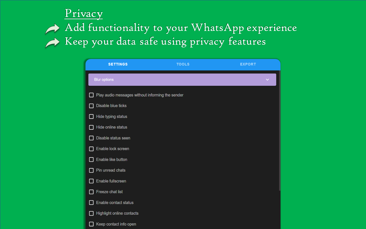 Kobikit Sidekick: WhatsApp™ Web Assistant截图2