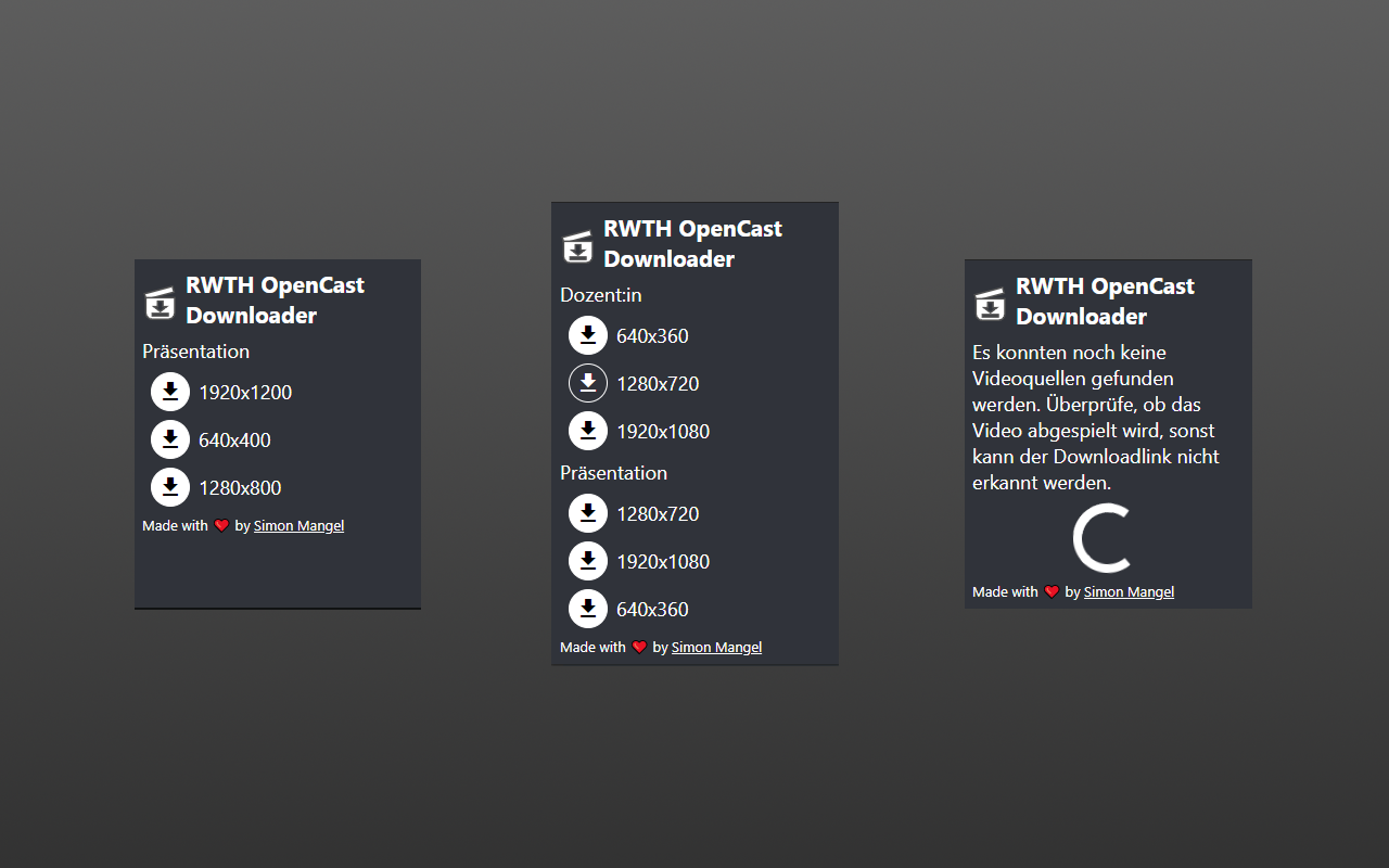 RWTH Opencast Downloader截图1