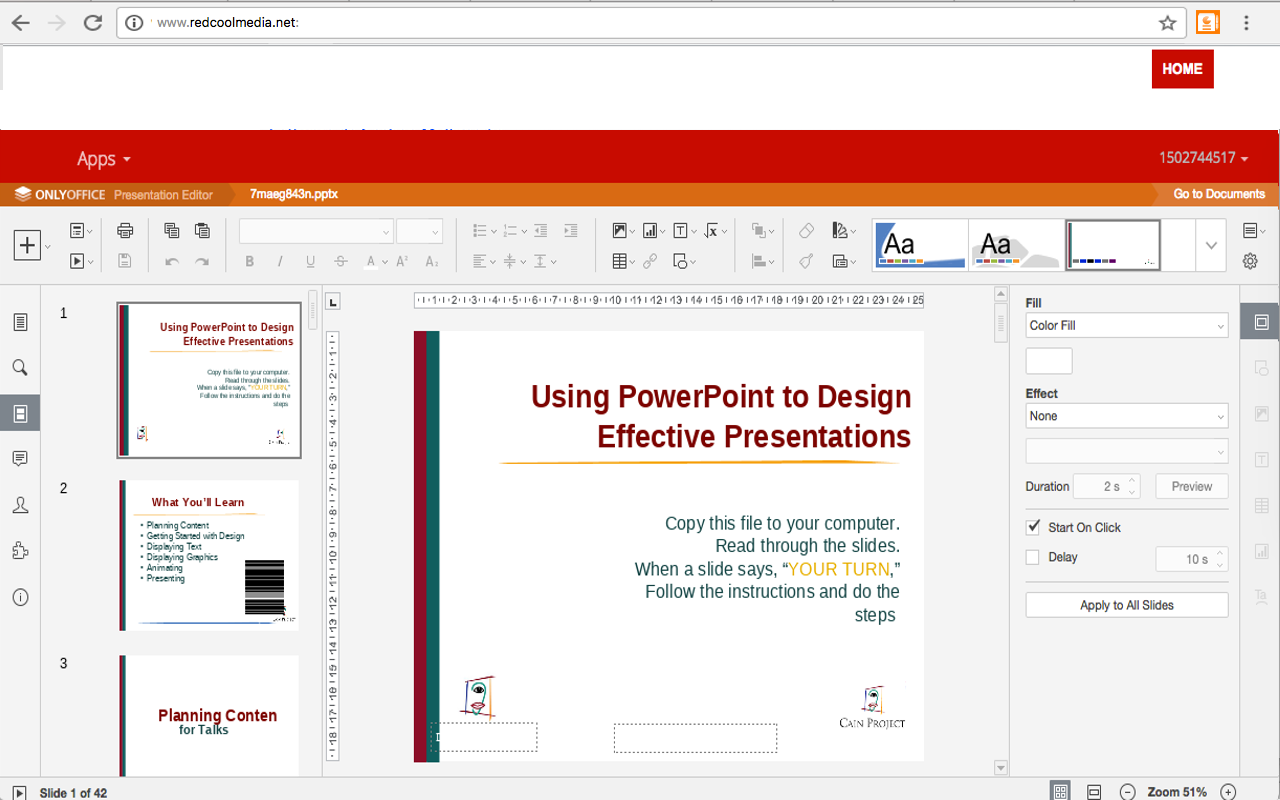 演示文稿编辑器 PPTWork PPT 幻灯片截图1