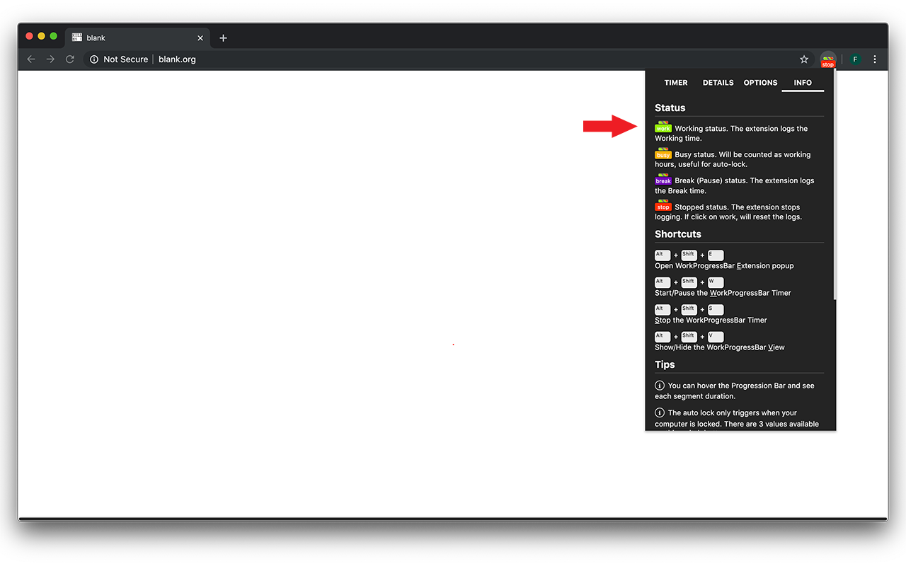 Worktime Progressbar & Timer截图4
