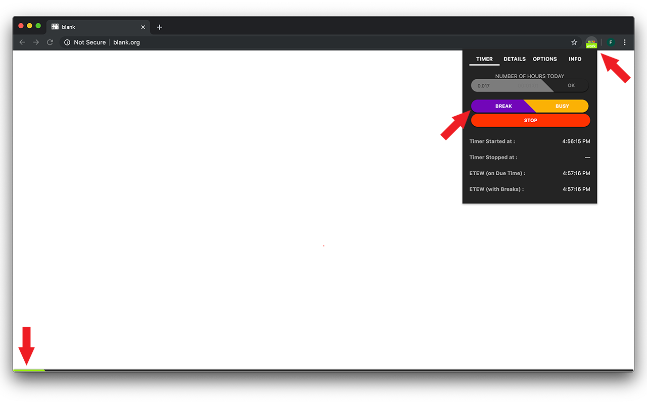 Worktime Progressbar & Timer截图5