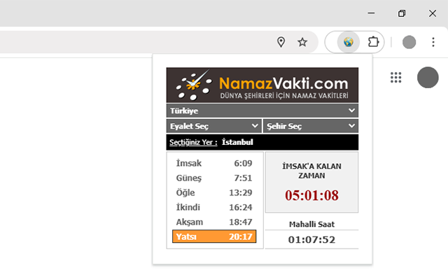 Dünya Namaz Vakitleri截图2