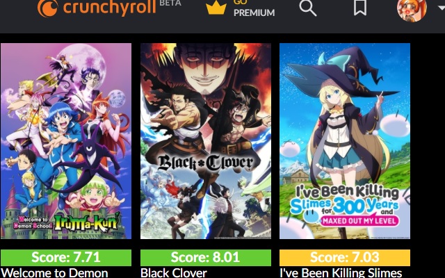 Crunchyroll - Anime Score from MyAnimeList截图1