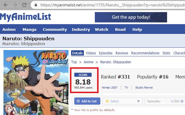 Crunchyroll - Anime Score from MyAnimeList截图3