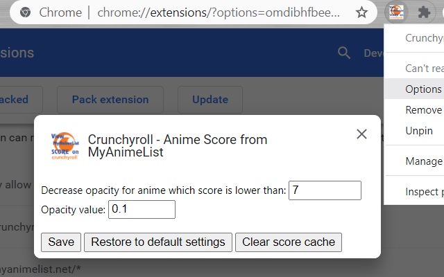 Crunchyroll - Anime Score from MyAnimeList截图4