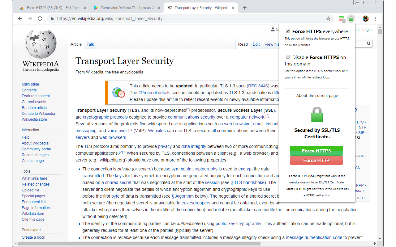 Force HTTPS (SSL/TLS)截图1