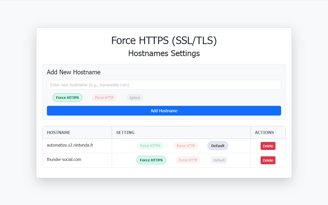 Force HTTPS (SSL/TLS)截图4