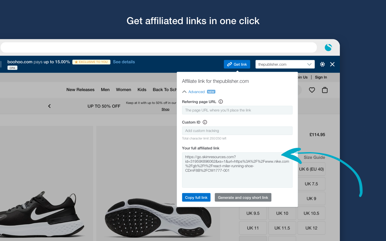 Skimlinks Editor tool截图1