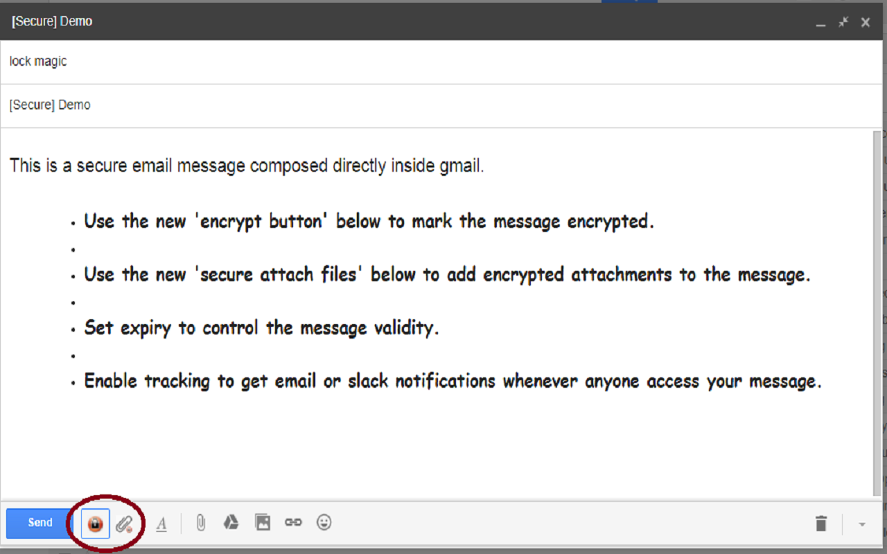 Lockmagic Gmail Encryption截图3