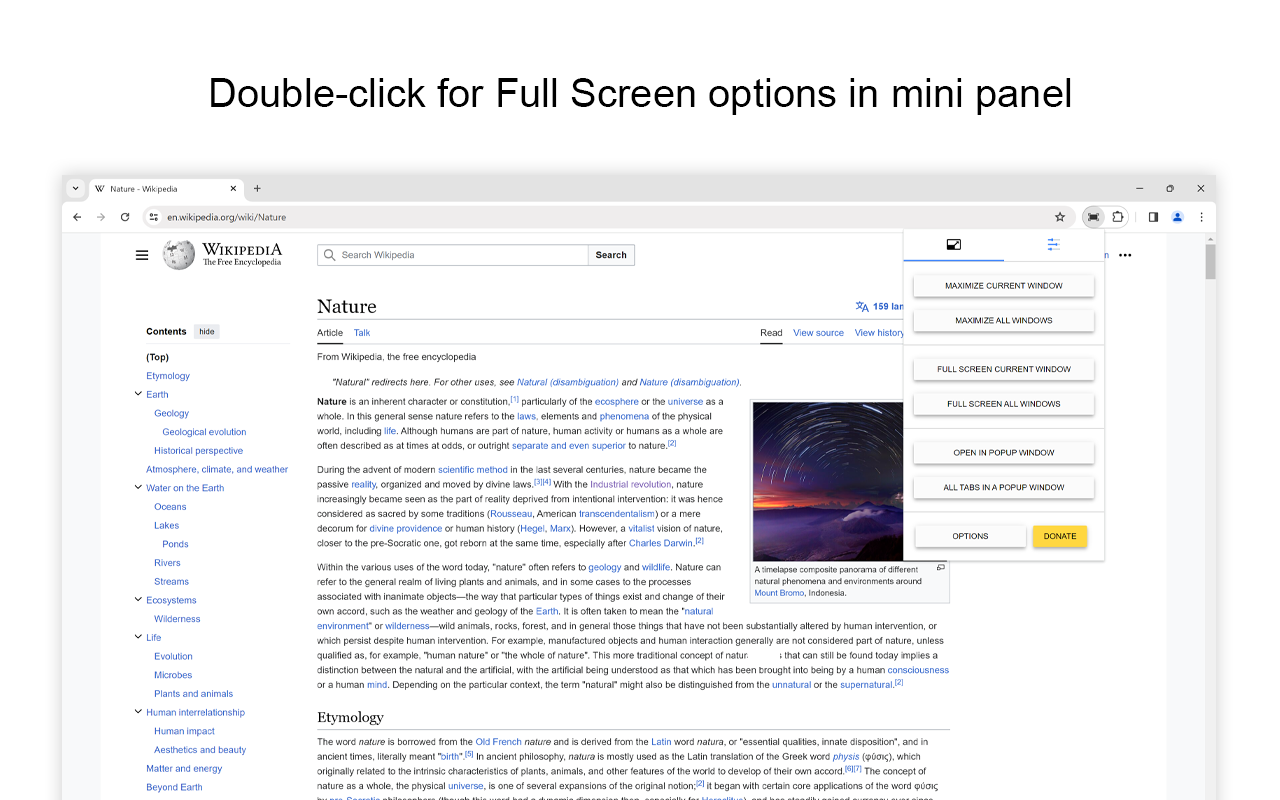 Full Screen for Google Chrome截图1