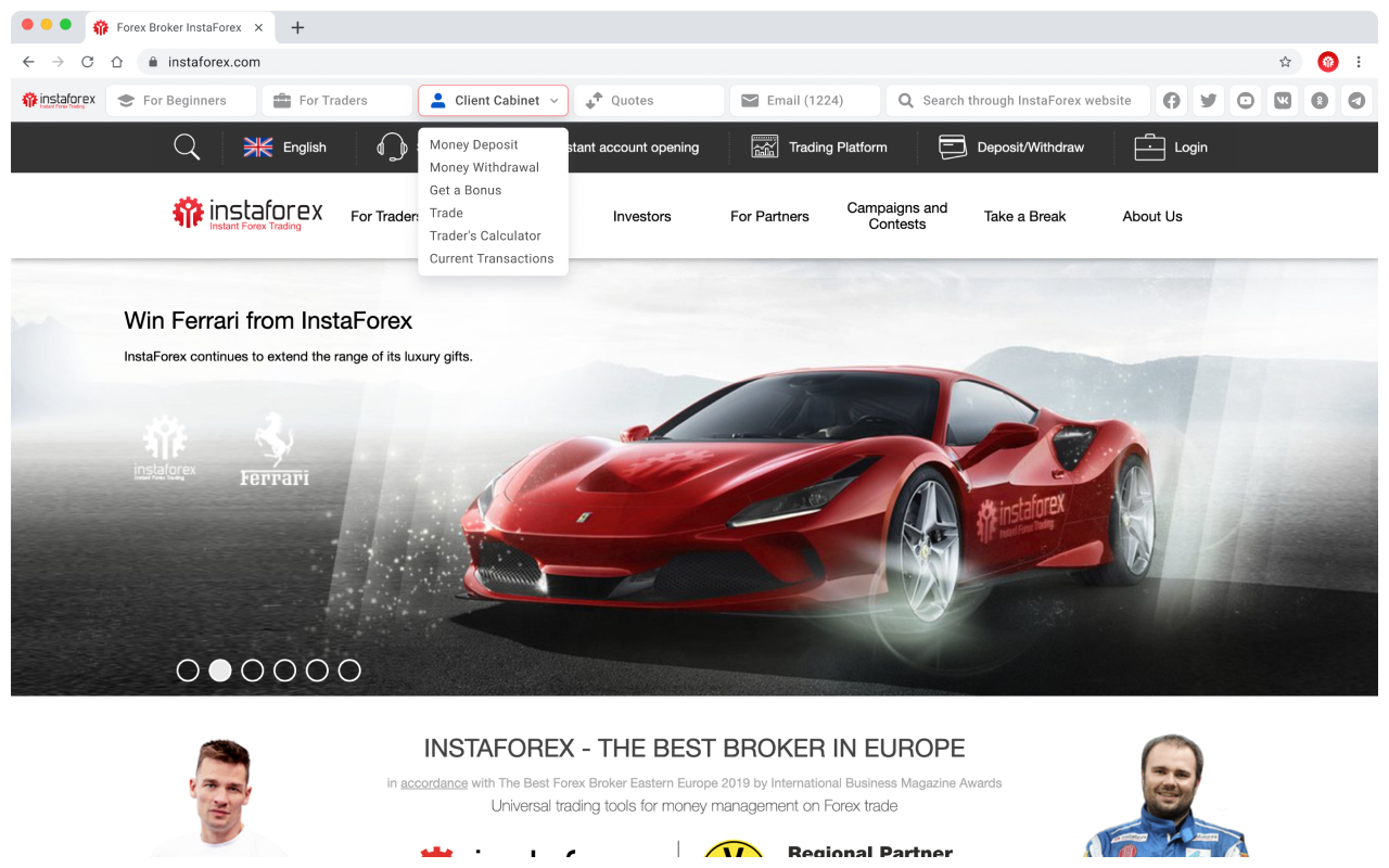 InstaForex Toolbar截图5