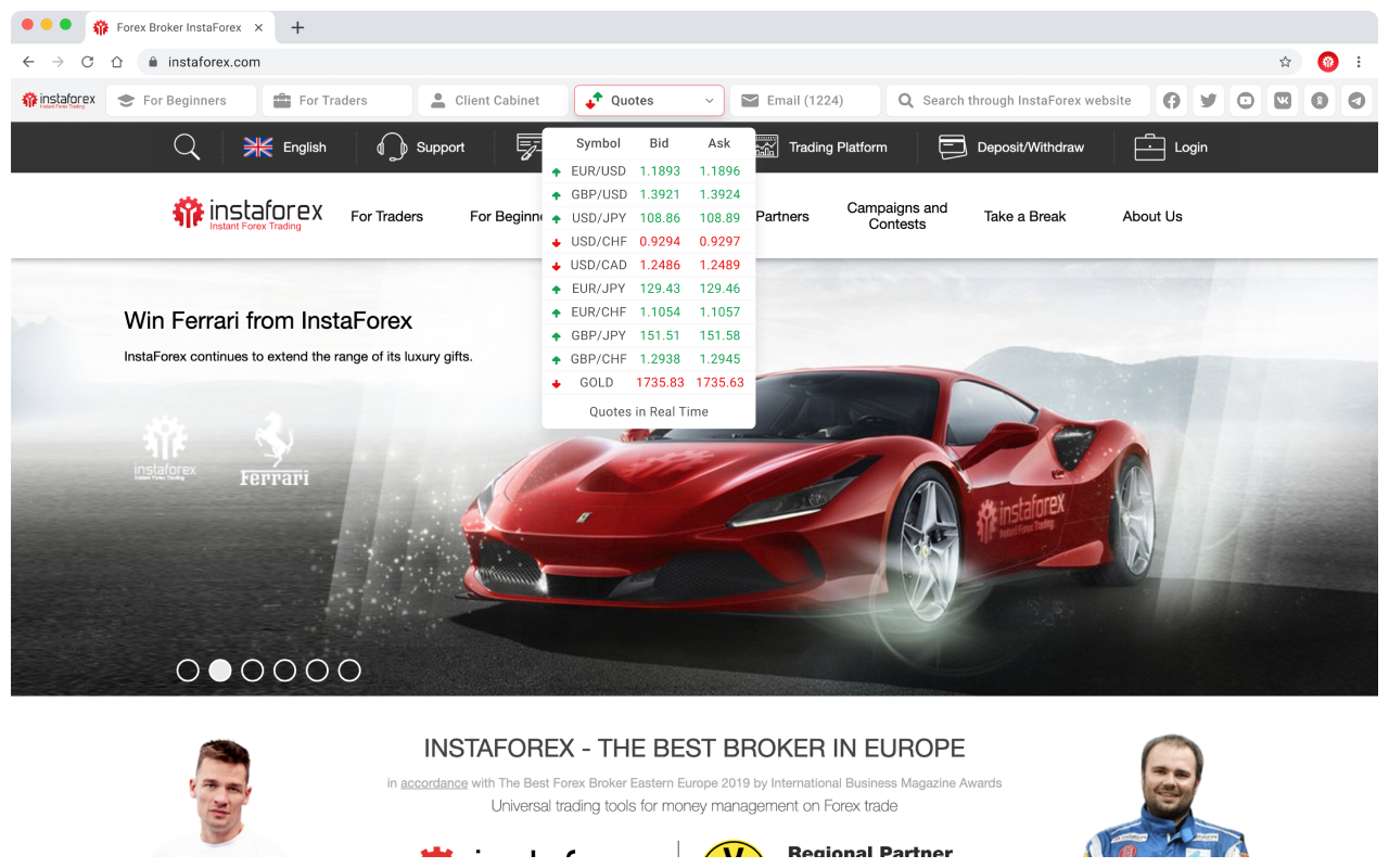 InstaForex Toolbar截图6