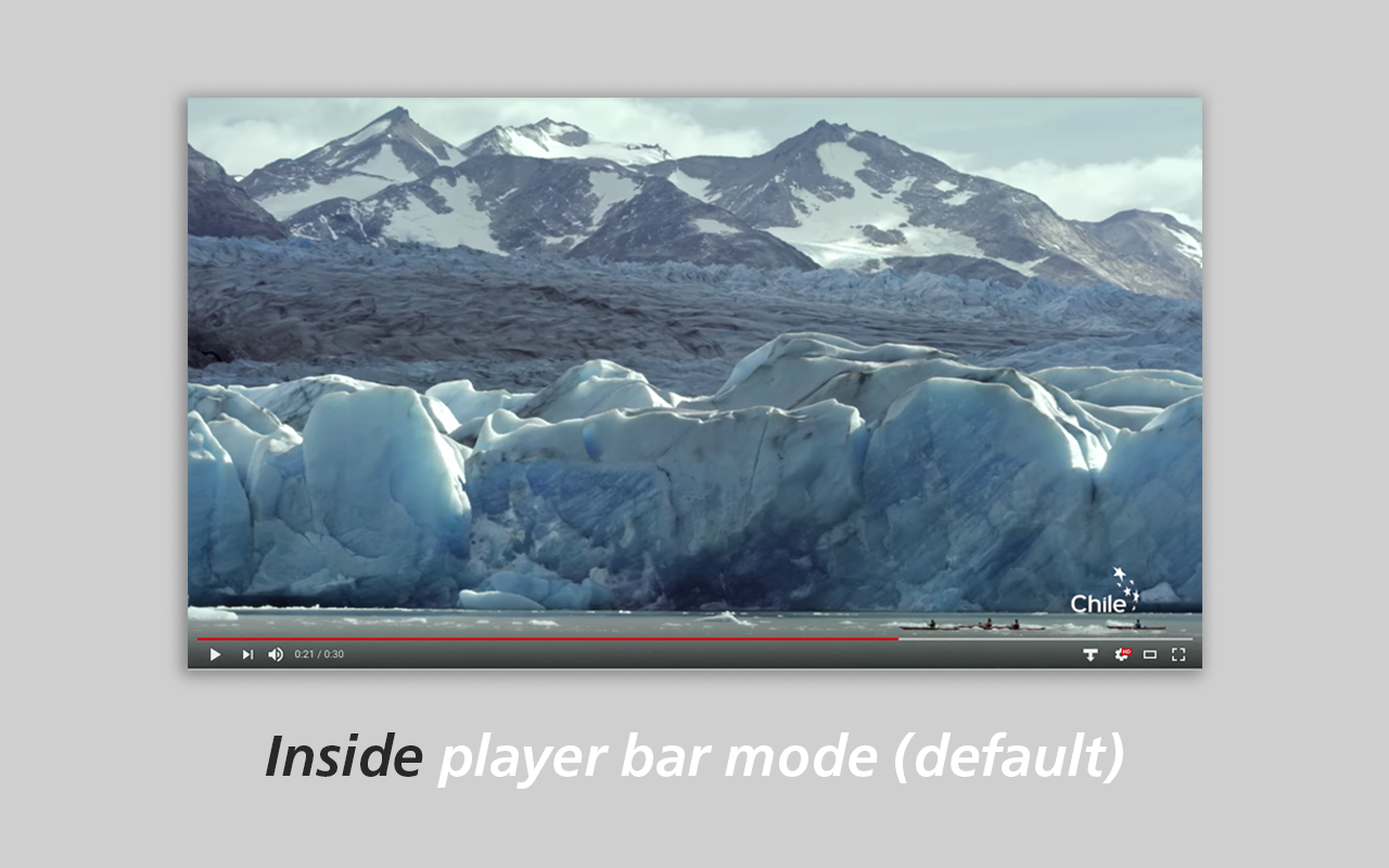 Outside YouTube Player Bar截图1