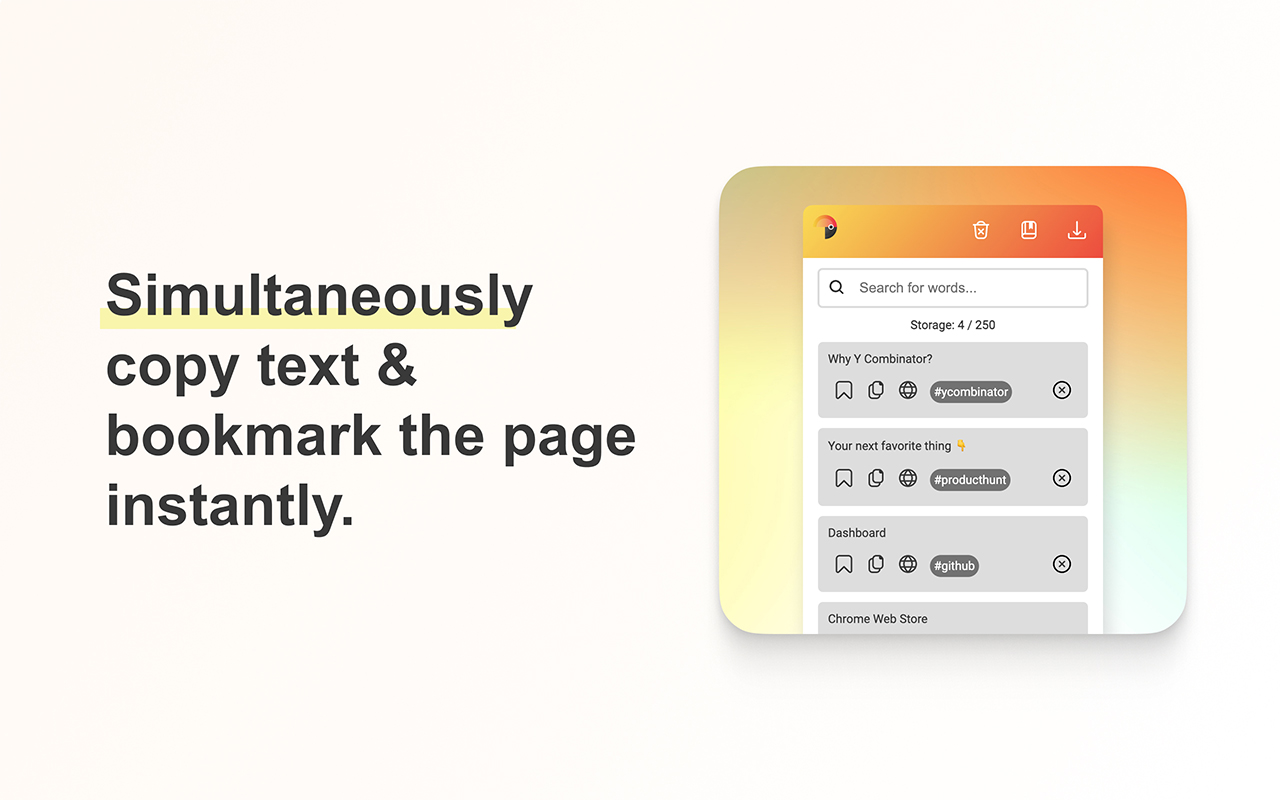 Touclip - A new way to bookmark截图3
