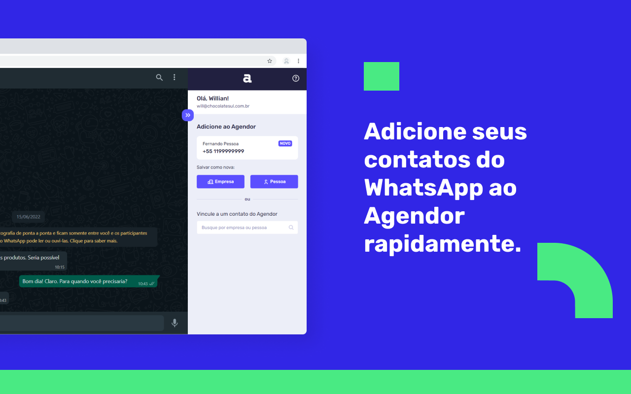 CRM de vendas para Whatsapp Web - via Agendor截图3