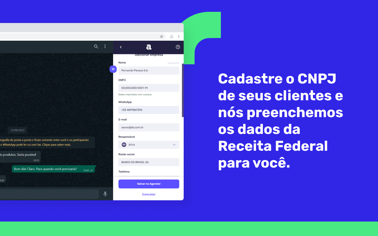 CRM de vendas para Whatsapp Web - via Agendor截图4