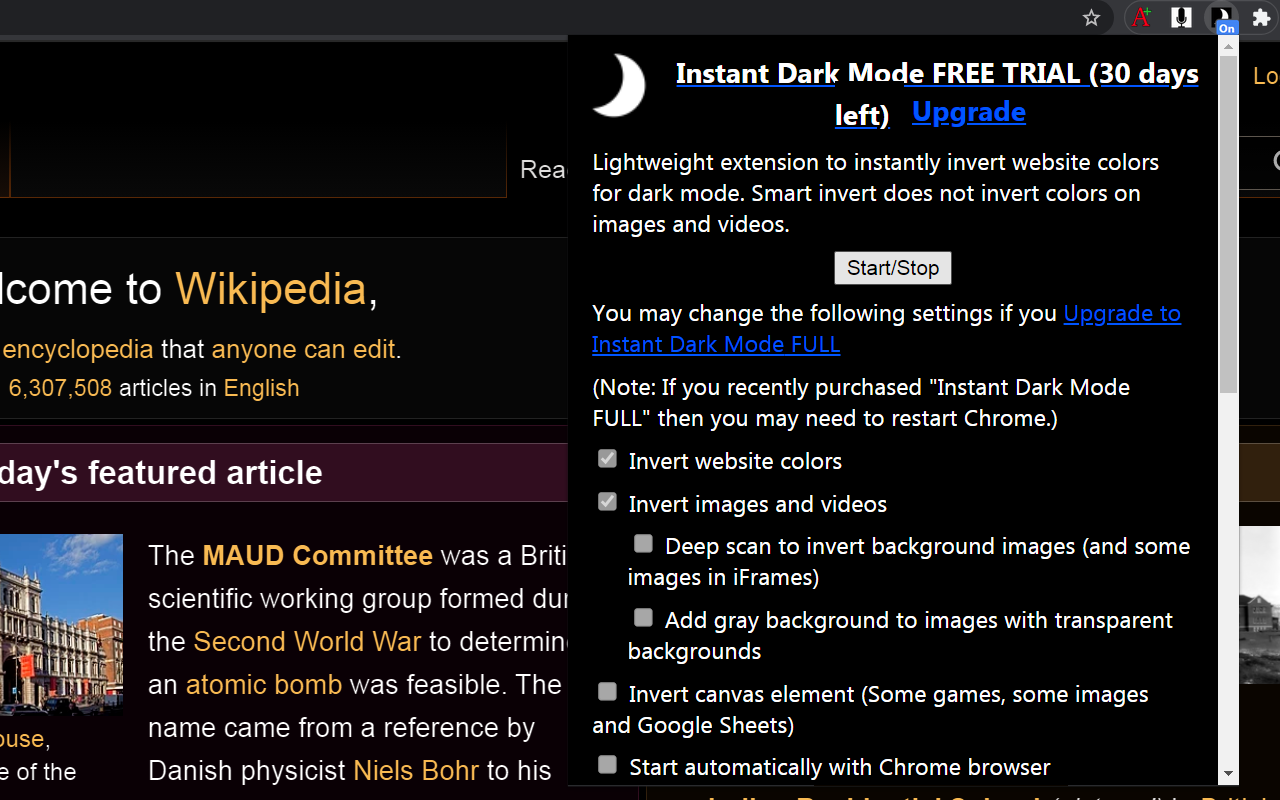 Instant Dark Mode截图1