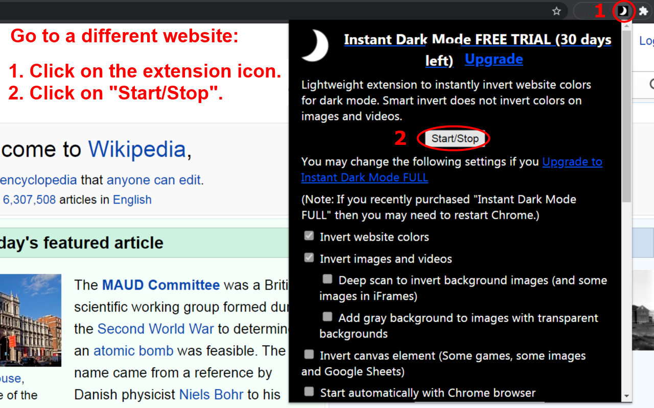 Instant Dark Mode截图3