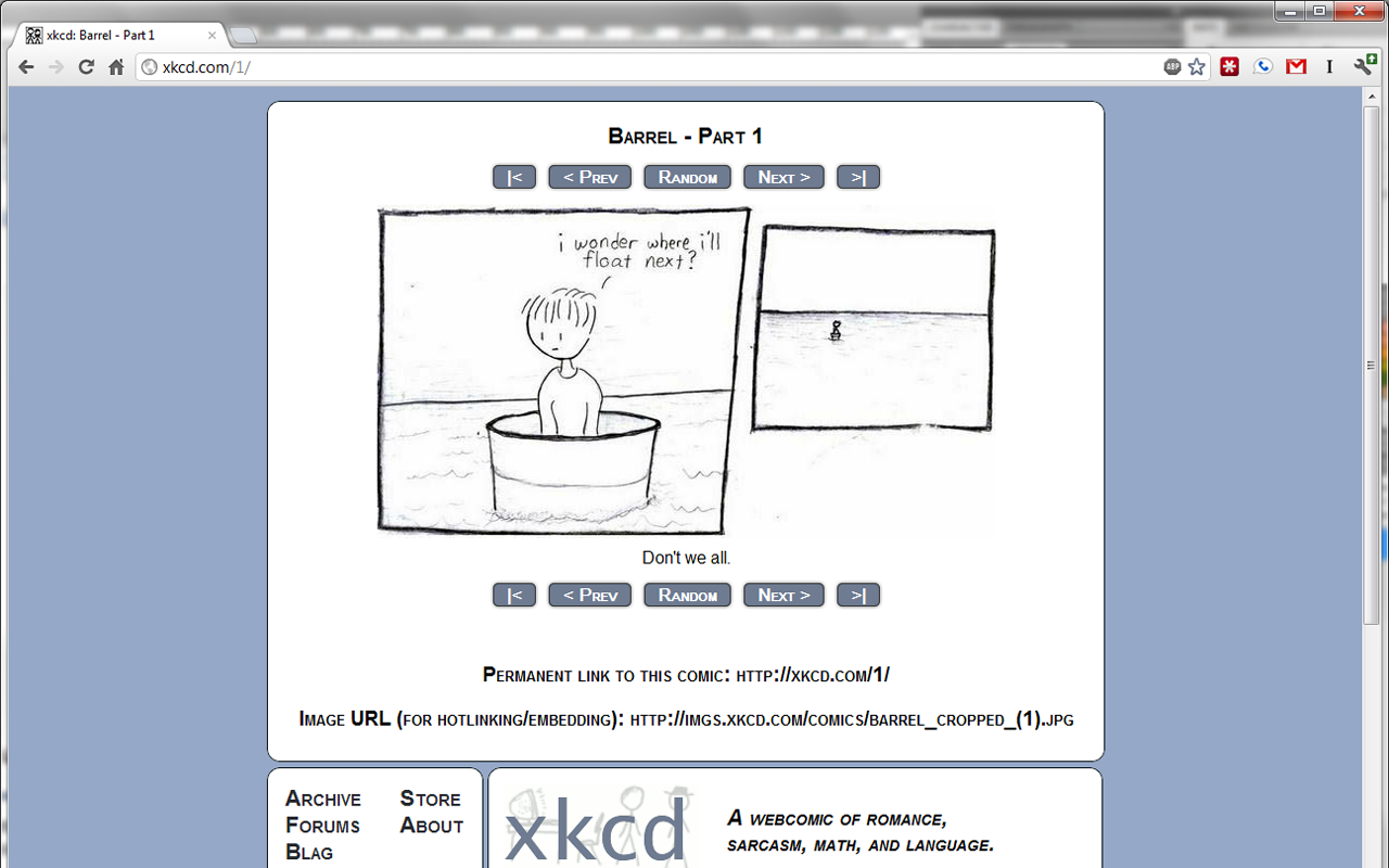 XKCD Alt Text截图1