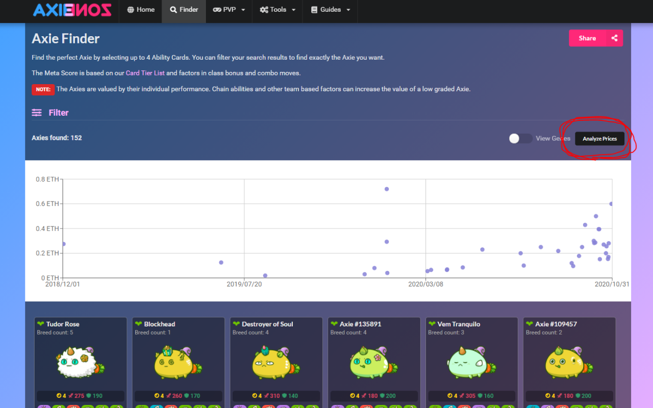 Axie.zone Pricing Helper截图1