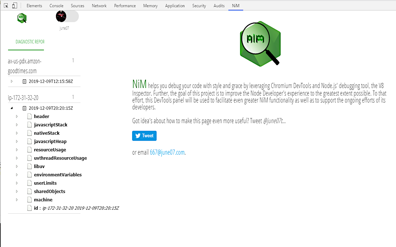 NIM(Node.js 调试管理工具)截图2