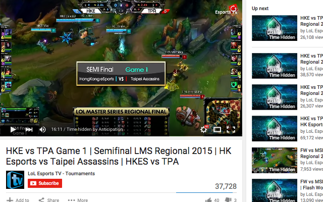 Anticipation for YouTube and Twitch截图5