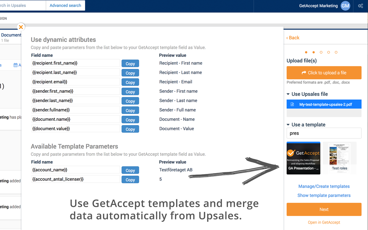 Upsales eSignatures by GetAccept截图1