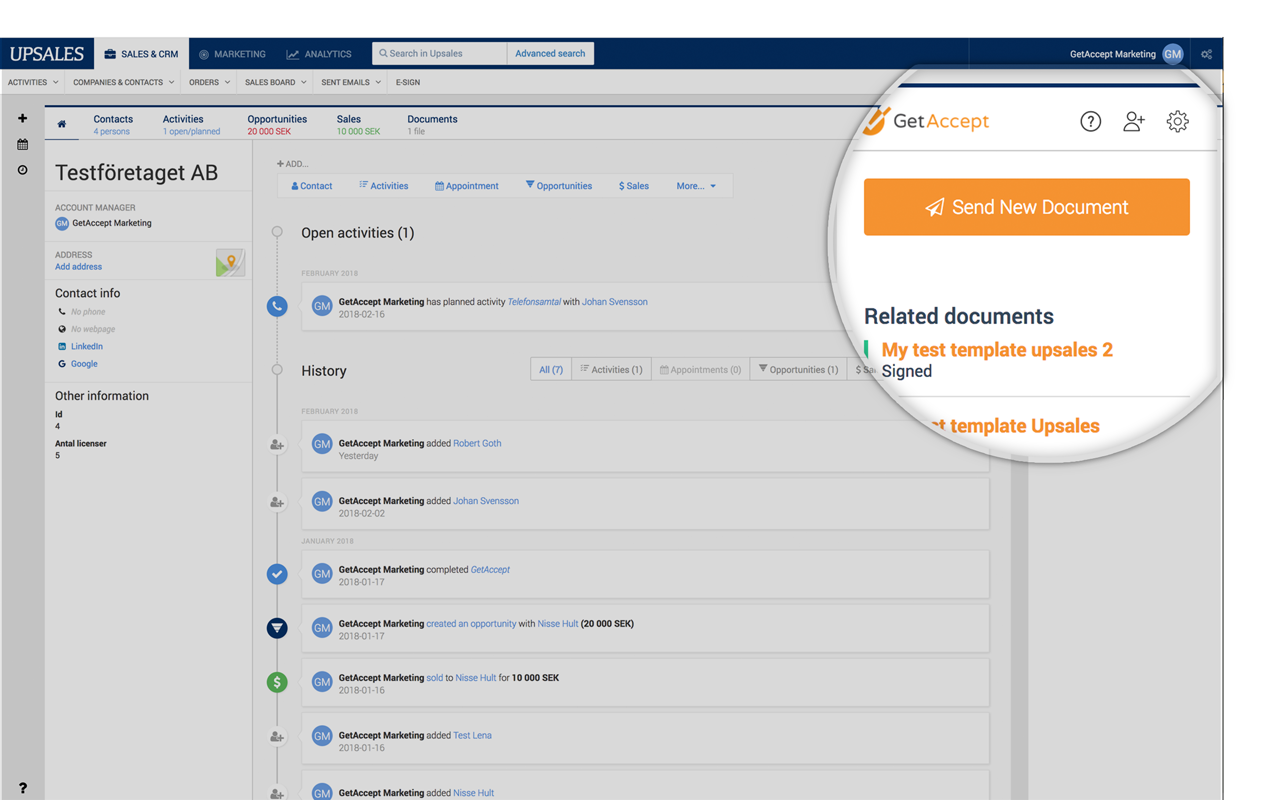 Upsales eSignatures by GetAccept截图3