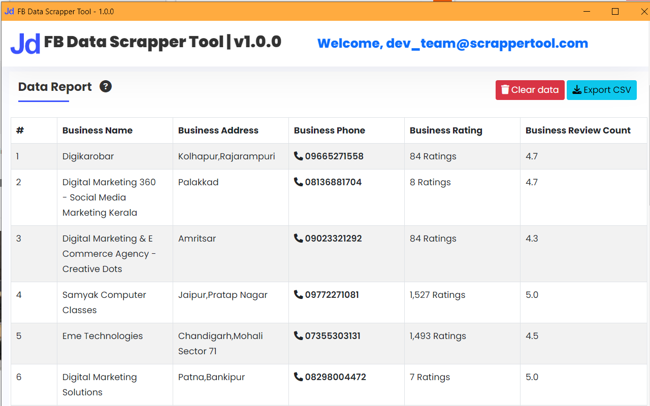 JD Data Scrapper Tool截图2
