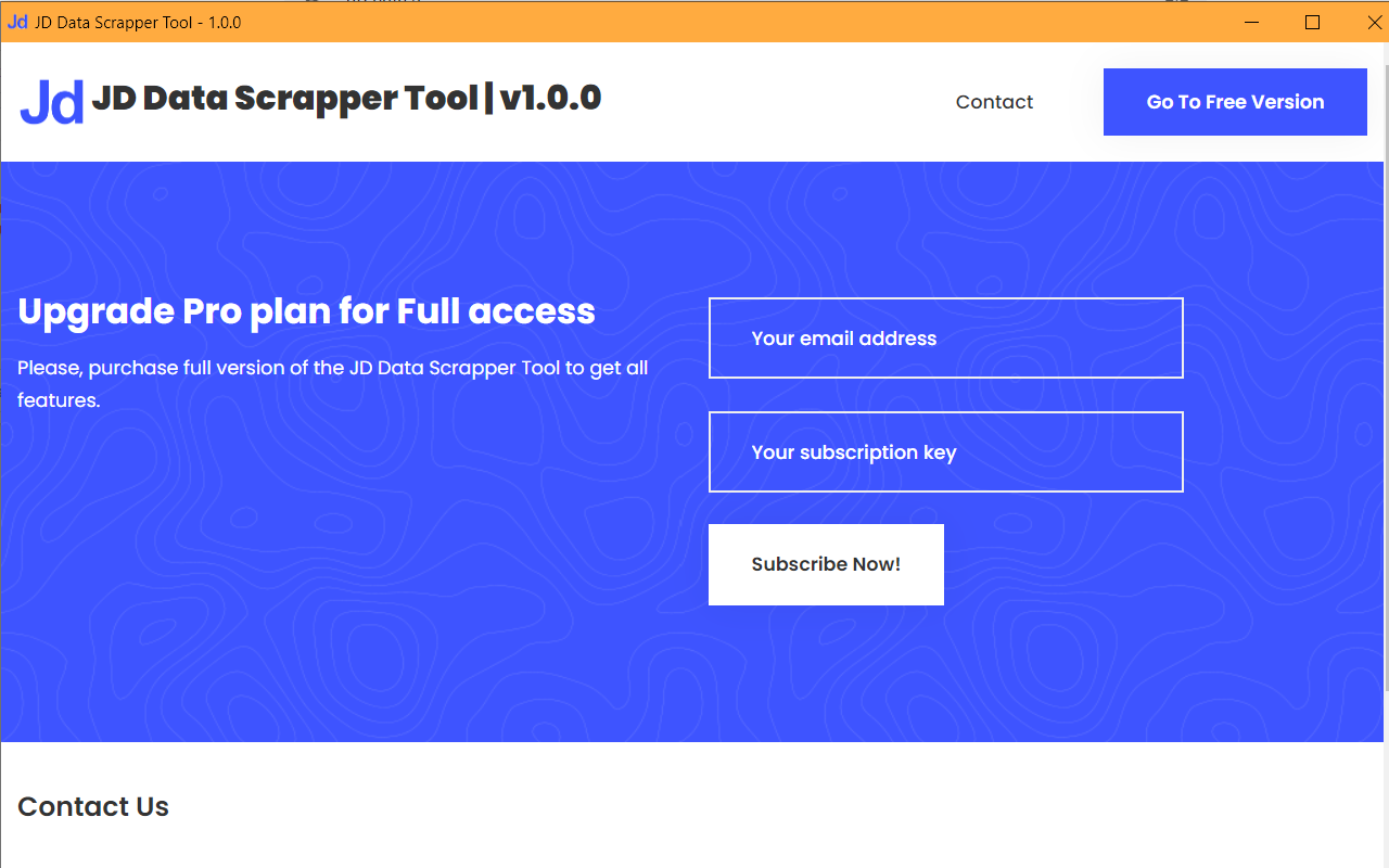 JD Data Scrapper Tool截图3