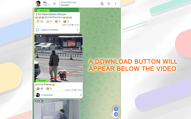 Telegram downloader-TG电报视频下载器,一键下载无法下载的视频截图3