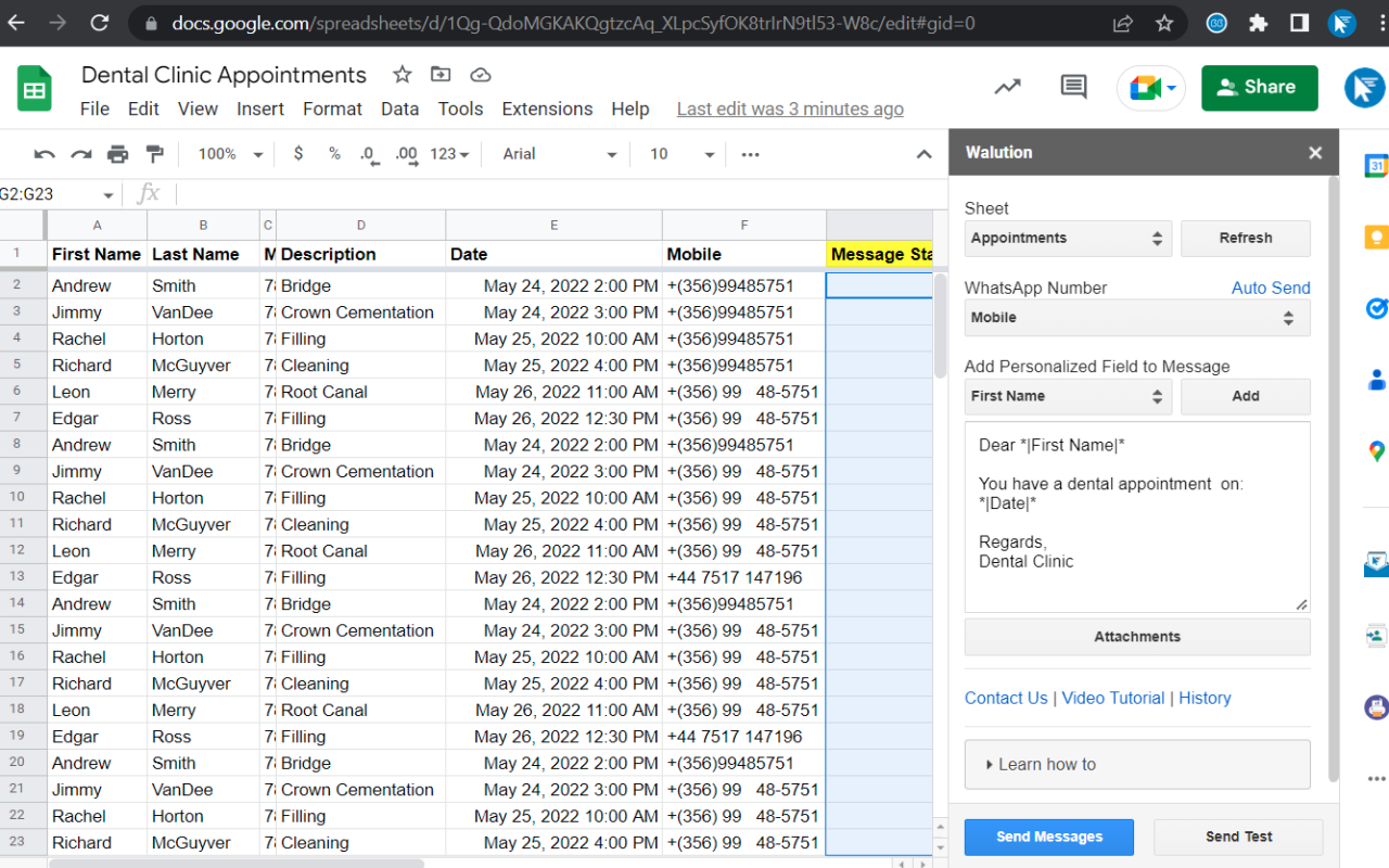 Walution - WhatsApp Sender截图1
