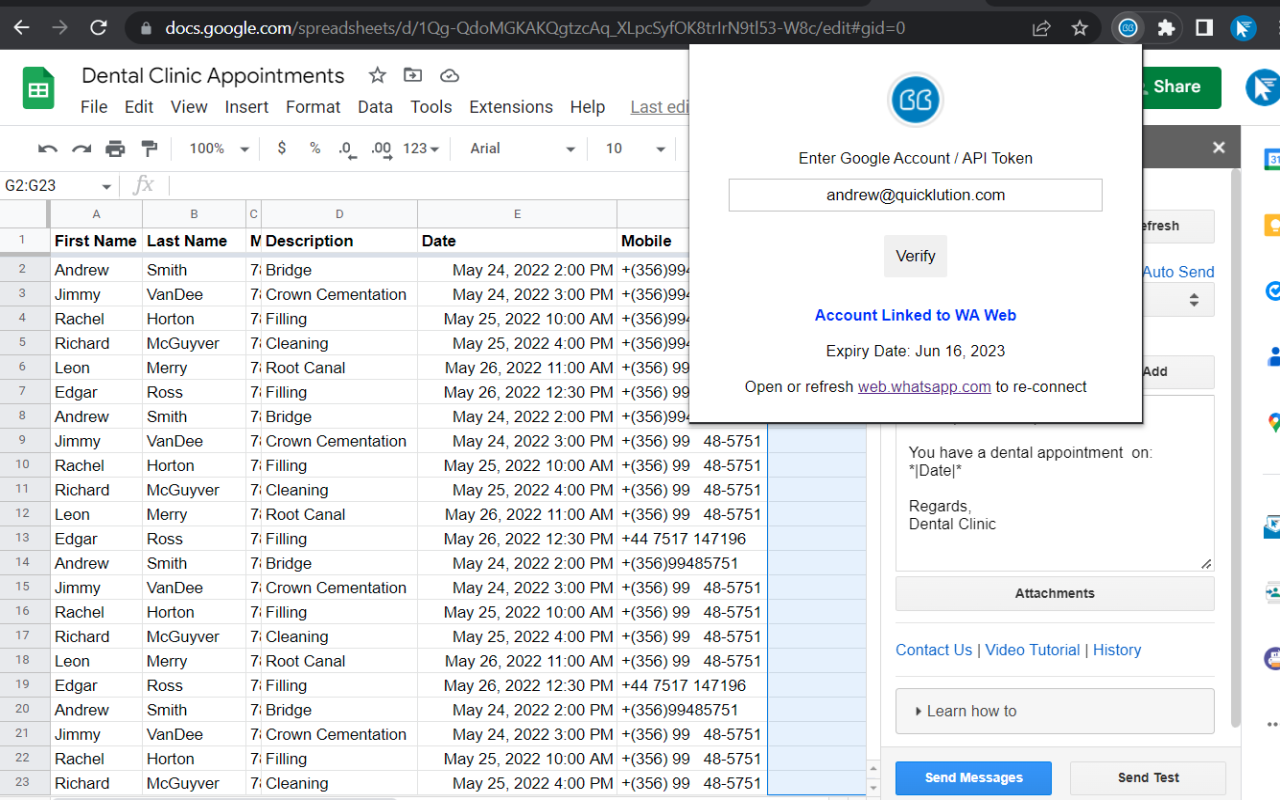 Walution - WhatsApp Sender截图2