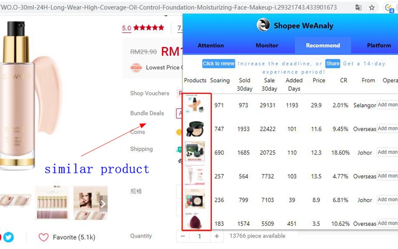 Shopee WeAnaly Tool截图1