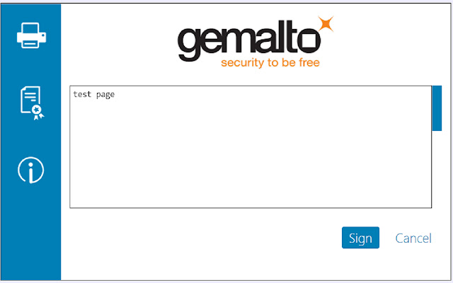 Gemalto Web Signer for Lloyds Banking Group截图1