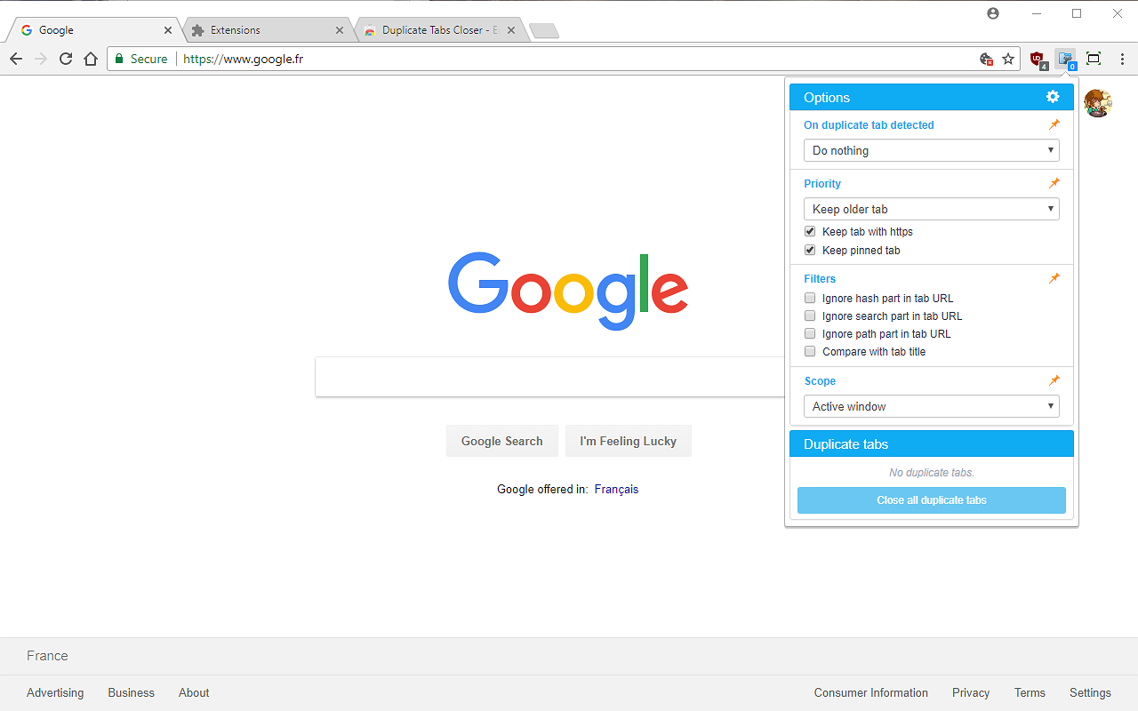 Duplicate Tabs Closer截图2