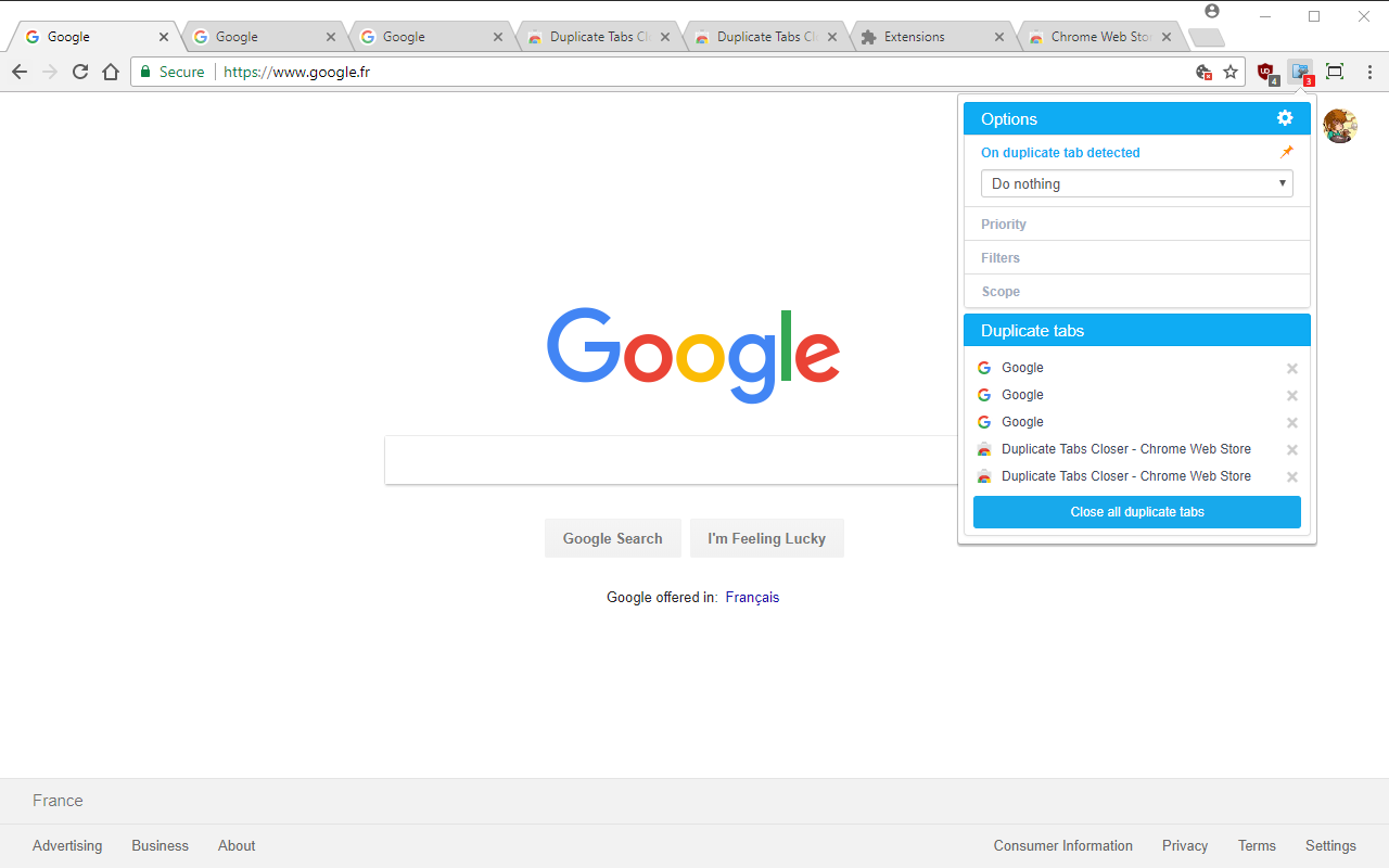 Duplicate Tabs Closer截图3