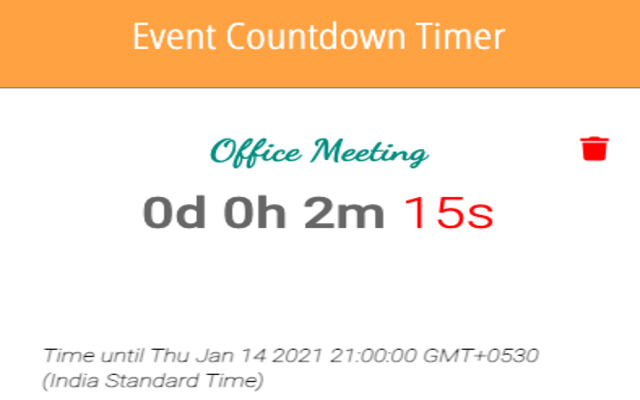 Event Countdown Timer截图1