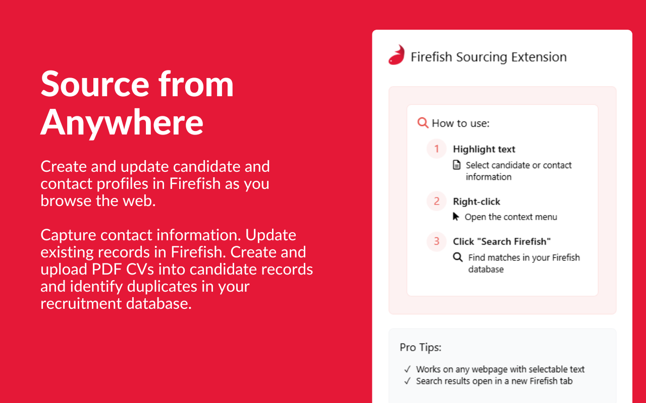 Firefish Sourcing Extension截图3